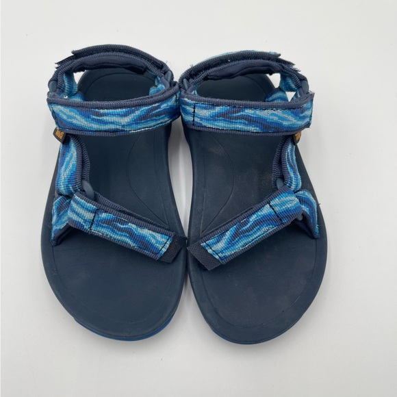 Teva Kid's 11 Hurricane XLT 2 Sandal Delmar Sea Blue Wave 1019390Y Waterproof - Picture 7 of 12
